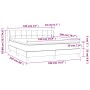 Boxspringbett mit rosa Samtmatratze 180x200 cm von vidaXL, Betten und Lattenroste - Ref: Foro24-3127510, Preis: 500,99 €, Rab...