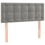 Box spring bed with light gray velvet mattress 100x200 cm by vidaXL, Beds and slatted bases - Ref: Foro24-3127715, Price: 319...