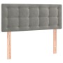 Boxspringbett mit hellgrauer Samtmatratze 100x200 cm von vidaXL, Betten und Lattenroste - Ref: Foro24-3127715, Preis: 325,45 ...