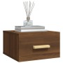 Wand-Nachttische 2 Stück braune Eichenfarbe 35x35x20 cm von vidaXL, Nachttische - Ref: Foro24-817578, Preis: 42,20 €, Rabatt: %