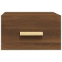 Wall bedside tables 2 pcs brown oak color 35x35x20 cm by vidaXL, Nightstands - Ref: Foro24-817578, Price: 42,20 €, Discount: %