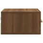 Wand-Nachttische 2 Stück braune Eichenfarbe 35x35x20 cm von vidaXL, Nachttische - Ref: Foro24-817578, Preis: 42,20 €, Rabatt: %