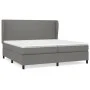 Box spring bed with dark gray fabric mattress 200x200 cm by vidaXL, Beds and slatted bases - Ref: Foro24-3127830, Price: 676,...
