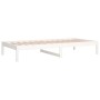 Schlafsofa aus massivem weißem Kiefernholz, 90 x 200 cm von vidaXL, Betten und Lattenroste - Ref: Foro24-820413, Preis: 76,94...