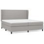 Boxspringbett mit hellgrauer Stoffmatratze 200x200 cm von vidaXL, Betten und Lattenroste - Ref: Foro24-3127829, Preis: 708,09...