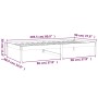 Solid white pine wood sofa bed 90x200 cm by vidaXL, Beds and slatted bases - Ref: Foro24-820413, Price: 76,94 €, Discount: %