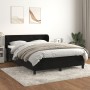Box spring bed with black velvet mattress 140x200 cm by vidaXL, Beds and slatted bases - Ref: Foro24-3127555, Price: 419,45 €...