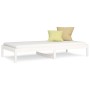 Schlafsofa aus massivem weißem Kiefernholz, 90 x 190 cm von vidaXL, Betten und Lattenroste - Ref: Foro24-820423, Preis: 77,17...