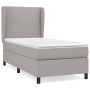 Cama box spring con colchón tela gris claro 100x200 cm de vidaXL, Camas y somieres - Ref: Foro24-3127781, Precio: 357,94 €, D...