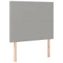 Box spring bed with light gray fabric mattress 100x200 cm by vidaXL, Beds and slatted bases - Ref: Foro24-3127781, Price: 351...