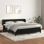 Box spring bed with black velvet mattress 180x200 cm by vidaXL, Beds and slatted bases - Ref: Foro24-3127747, Price: 523,60 €...