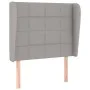 Box spring bed with light gray fabric mattress 100x200 cm by vidaXL, Beds and slatted bases - Ref: Foro24-3127941, Price: 351...