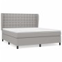 Boxspringbett mit hellgrauer Stoffmatratze 180x200 cm von vidaXL, Betten und Lattenroste - Ref: Foro24-3128301, Preis: 621,15...