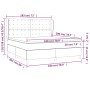 Boxspringbett mit hellgrauer Stoffmatratze 180x200 cm von vidaXL, Betten und Lattenroste - Ref: Foro24-3128301, Preis: 621,15...