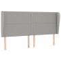Box spring bed with light gray fabric mattress 200x200 cm by vidaXL, Beds and slatted bases - Ref: Foro24-3127909, Price: 688...