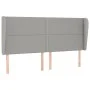 Box spring bed with light gray fabric mattress 200x200 cm by vidaXL, Beds and slatted bases - Ref: Foro24-3127909, Price: 686...