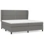 Box spring bed with dark gray fabric mattress 200x200 cm by vidaXL, Beds and slatted bases - Ref: Foro24-3127910, Price: 645,...