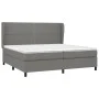 Box spring bed with dark gray fabric mattress 200x200 cm by vidaXL, Beds and slatted bases - Ref: Foro24-3127910, Price: 645,...