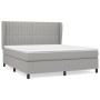 Boxspringbett mit hellgrauer Stoffmatratze 180x200 cm von vidaXL, Betten und Lattenroste - Ref: Foro24-3128141, Preis: 612,18...