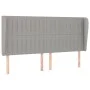 Box spring bed with light gray fabric mattress 180x200 cm by vidaXL, Beds and slatted bases - Ref: Foro24-3128141, Price: 592...