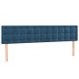 Boxspringbett mit dunkelblauer Samtmatratze 160x200 cm von vidaXL, Betten und Lattenroste - Ref: Foro24-3127743, Preis: 507,6...