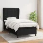 Box spring bed with black fabric mattress 90x190 cm by vidaXL, Beds and slatted bases - Ref: Foro24-3127927, Price: 315,29 €,...