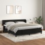 Boxspringbett mit schwarzer Samtmatratze 180x200 cm von vidaXL, Betten und Lattenroste - Ref: Foro24-3127387, Preis: 530,94 €...