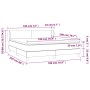 Boxspringbett mit schwarzer Samtmatratze 180x200 cm von vidaXL, Betten und Lattenroste - Ref: Foro24-3127387, Preis: 530,94 €...