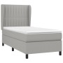 Boxspringbett mit hellgrauer Stoffmatratze 90x190 cm von vidaXL, Betten und Lattenroste - Ref: Foro24-3128085, Preis: 331,66 ...