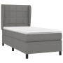 Boxspringbett mit dunkelgrauer Stoffmatratze 80x200 cm von vidaXL, Betten und Lattenroste - Ref: Foro24-3127918, Preis: 341,8...