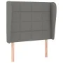 Box spring bed with dark gray fabric mattress 80x200 cm by vidaXL, Beds and slatted bases - Ref: Foro24-3127918, Price: 345,6...