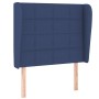 Boxspringbett mit blauer Stoffmatratze 100x200 cm von vidaXL, Betten und Lattenroste - Ref: Foro24-3127947, Preis: 382,93 €, ...