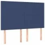 Cama box spring con colchón tela azul 140x200 cm de vidaXL, Camas y somieres - Ref: Foro24-3127811, Precio: 512,44 €, Descuen...
