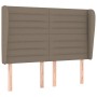 Box spring bed with taupe gray fabric mattress 140x200 cm by vidaXL, Beds and slatted bases - Ref: Foro24-3128049, Price: 563...