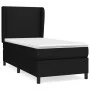 Box spring bed with black fabric mattress 90x190 cm by vidaXL, Beds and slatted bases - Ref: Foro24-3127767, Price: 321,70 €,...
