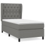Box spring bed with dark gray fabric mattress 80x200 cm by vidaXL, Beds and slatted bases - Ref: Foro24-3128158, Price: 349,4...