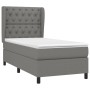 Box spring bed with dark gray fabric mattress 80x200 cm by vidaXL, Beds and slatted bases - Ref: Foro24-3128158, Price: 349,4...