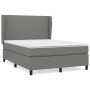Boxspringbett mit dunkelgrauer Stoffmatratze 140x190 cm von vidaXL, Betten und Lattenroste - Ref: Foro24-3127798, Preis: 551,...