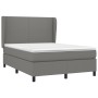 Boxspringbett mit dunkelgrauer Stoffmatratze 140x190 cm von vidaXL, Betten und Lattenroste - Ref: Foro24-3127798, Preis: 551,...