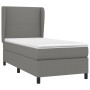 Box spring bed with dark gray fabric mattress 80x200 cm by vidaXL, Beds and slatted bases - Ref: Foro24-3127758, Price: 342,7...