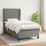 Box spring bed with dark gray fabric mattress 90x190 cm by vidaXL, Beds and slatted bases - Ref: Foro24-3127926, Price: 336,7...