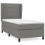Box spring bed with dark gray fabric mattress 100x200 cm by vidaXL, Beds and slatted bases - Ref: Foro24-3127942, Price: 376,...