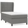 Box spring bed with dark gray fabric mattress 100x200 cm by vidaXL, Beds and slatted bases - Ref: Foro24-3127942, Price: 370,...