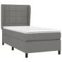 Box spring bed with dark gray fabric mattress 100x200 cm by vidaXL, Beds and slatted bases - Ref: Foro24-3127942, Price: 370,...