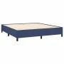 Box spring bed with blue fabric mattress 160x200 cm by vidaXL, Beds and slatted bases - Ref: Foro24-3127819, Price: 569,72 €,...