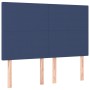 Cama box spring con colchón tela azul 160x200 cm de vidaXL, Camas y somieres - Ref: Foro24-3127819, Precio: 574,21 €, Descuen...
