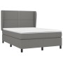 Boxspringbett mit dunkelgrauer Stoffmatratze 140x190 cm von vidaXL, Betten und Lattenroste - Ref: Foro24-3127878, Preis: 512,...