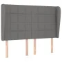 Box spring bed with dark gray fabric mattress 140x200 cm by vidaXL, Beds and slatted bases - Ref: Foro24-3127966, Price: 502,...