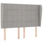 Box spring bed with light gray fabric mattress 140x200 cm by vidaXL, Beds and slatted bases - Ref: Foro24-3127965, Price: 492...