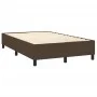 Box spring bed with dark brown fabric mattress 140x190 cm by vidaXL, Beds and slatted bases - Ref: Foro24-3128200, Price: 527...